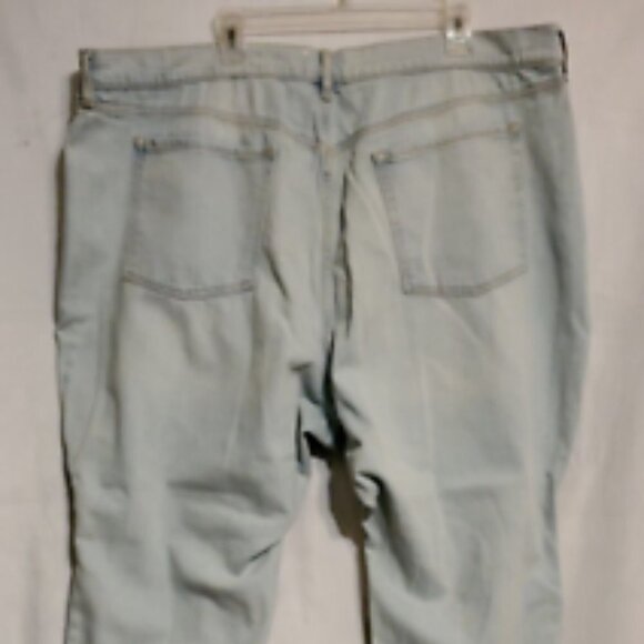 Old Navy Curvy O.G. Straight Jeans Size 28 Light Blue 99% Cotton New - Picture 5 of 7
